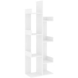 Maison Chic Knjižna omara - Knjižni regal bela 48x25,5x140 cm iverna plošča, (21725913) | Shoptok.si
