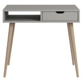 Hanah home radni sto offer - grey, wooden greywooden study desk | Eponuda.com
