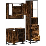  3-dijelni set kupaonskog namještaja boja hrasta drveni | shoptok.hr