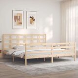 Kreveta s uzglavljem 200 x 200 cm od masivnog drva Cijene