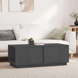  Stolić za kavu sivi 110 x 50 x 40 cm od masivne borovine | shoptok.hr