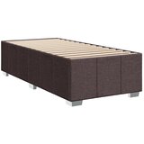  Krevet s oprugama i madracem tamnosmeđi 100 x 200 cm od tkanine | shoptok.hr