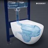 Geberit 502.717.00.8 Acanto TurboFlush viseča brezrobna WC školjka s premazom KeraTect | Shoptok.si