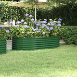 Furnova Visoka greda iz prašno premazanega jekla 152x80x36 cm zelena, (21921056) Cene