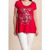 Fenzy Majica S Printom, Crvena | shoptok.hr