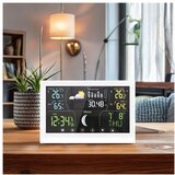 solight TE110W - Meteostanica sa displejem u boji 5V/2xAAA bela | Eponuda.com