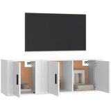 2-dijelni set TV ormarića bijeli od konstruiranog drva | Eponuda.com