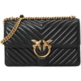 Pinko Torba za čez ramo 'LOVE ONE CLASSIC' črna | Shoptok.si