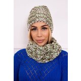 Kesi Women's set with fleece Merry K202 green + brown Cene