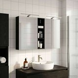  Komplet omaric za kopalnico s polico 3 pcs 120 x 14,5 x 70 cm, (5000245283) | Shoptok.si