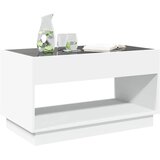  Stolić za kavu s beskonačnim LED svjetlima bijeli 90x50x50 cm | shoptok.hr