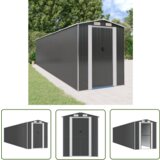  The Living Store Vrtna lopa antracitna 192x855x223 cm pocinkano jeklo - Vrtna Lopa, (21745225) Cene