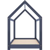  Okvir za dječji krevet od masivne borovine sivi 70 x 140 cm | Eponuda.com