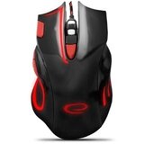 Esperanza miš gaming hawk 7D MX401, black-red, 2400dpi, double-click, ergonomic, EGM401KR Cijene