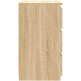  Noćni ormarić boja hrasta 40 x 35 x 62 5 cm konstruirano drvo | shoptok.hr