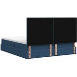  Krevet s madracem i skladištem Plava 180 x 200 cm tkanina | shoptok.hr