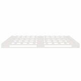  Krevet od paleta bijeli 200 x 200 cm od masivne borovine | shoptok.hr
