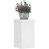 vidaXL Stojalo za rastline 2 kosa belo 10x10x18 cm inženirski les | Shoptok.si