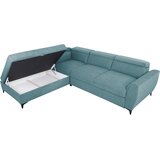 MID.YOU KOTNA SEDEŽNA GARNITURA, velur barve petroleja | Shoptok.si