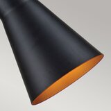 Elstead ETOILE-P-M-MB - Viseći luster ETOILE na sajli 1xE27/60W/230V prečnik 17,8 cm crna | Eponuda.com