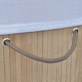  Košara za rublje od bambusa ovalna pridodne boje | Eponuda.com