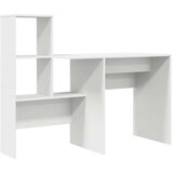 vidaXL Stol s policom Bijelo 131.5 x 50 x 106.5 cm Konstruirano drvo | shoptok.hr