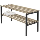 Spinder Design Črna/naravna kovinska omarica za čevlje Rizzoli – | Shoptok.si