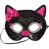 Souza® dječja karnevalska maska cat black fuchsia