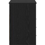 vidaXL Stol s ladicama Crni hrast 140 x 50 x 76 cm Konstruirano drvo | shoptok.hr