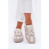Boto Women's Sports Shoes Made Of Eco Suede White-Beige Dorella | shoptok.hr