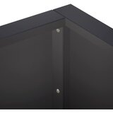  Zid za zadržavanje 50 x 50 x 50 cm Čelik Crna | shoptok.hr