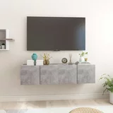 Viseći TV ormarići 2 kom siva boja betona 60 x 30 x 30 cm