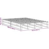  Okvir kreveta bez madraca bijeli 150x200 cm od masivne borovine | shoptok.hr