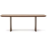 Kave Home Rjava jedilna miza v orehovem dekorju 100x240 cm Litto – | Shoptok.si