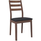 vidaXL Jedilni stoli z blazinami 2 kosa Brown Solid Wood Rubber | Shoptok.si