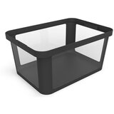 Rotho Črno plastično pokrov za škatlo za shranjevanje 57x39x3 cm Albris – | Shoptok.si