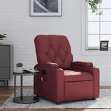 vidaXL Masažni naslanjač vinsko rdeče umetno usnje, (20921450) | Shoptok.si