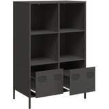  Visoka komoda crna 68x39x103,5 cm od čelika | shoptok.hr