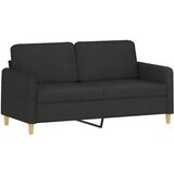  2-dijelni set sofa s jastucima crni od tkanine | shoptok.hr