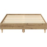  Okvir kreveta bez madraca boja hrasta artisan 135x190 cm | Eponuda.com