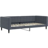 vidaXL Izvlečna dnevna postelja temno siva 90x200 cm žamet, (20929942) | Shoptok.si