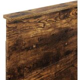  Vzglavje z vzglavjem Dimljeni oreh 75 cm Konstruiran les, (5000109944) | Shoptok.si