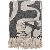 Bloomingville Crna/bež deka od recikliranog pamuka 130x160 cm Salobre – | shoptok.hr