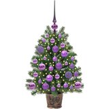 vidaXL Umestno božično drevo med 150 LED Zelena 65 cm PE in PVC | Shoptok.si