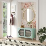 Støraa Svijetlo plava metalna vitrina 100x64x40 cm Luna – | shoptok.hr