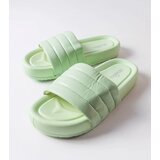  Green quilted flip-flops Dorene | ePonuda.com