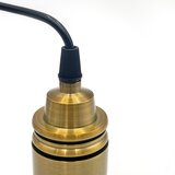  Visilica na sajli HECTOR 1xE27/15W/230V, bela/mesing, fi 14 cm | Eponuda.com