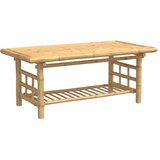 Maison Chic Klubska mizica - kavna mizica - Nizka mizica 110x55x45 bambus, (21754175) Cene