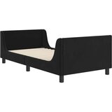  Krevet za djecu s uzglavljem Crna 80 x 200 cm Baršun | shoptok.hr