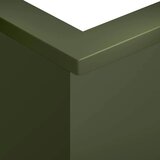  Zid za zadržavanje 50 x 50 x 50 cm Čelik Maslinastozelena - Maslinastozelena 50 x 50 x 50 cm 1 x 270° kut | shoptok.hr